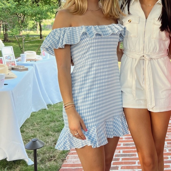 Majorelle Gingham Dress - Picture 1 of 4